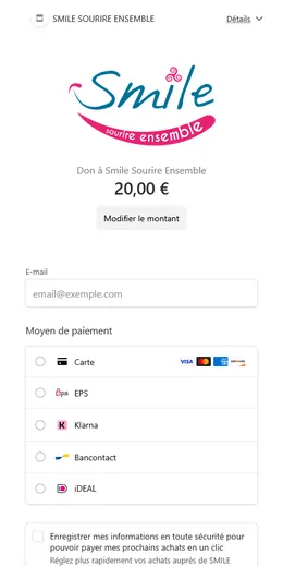 Capture d'écran responsive de Smile Sourire Ensemble