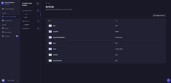 Capture d'écran d'une autre page de Smile Sourire Ensemble